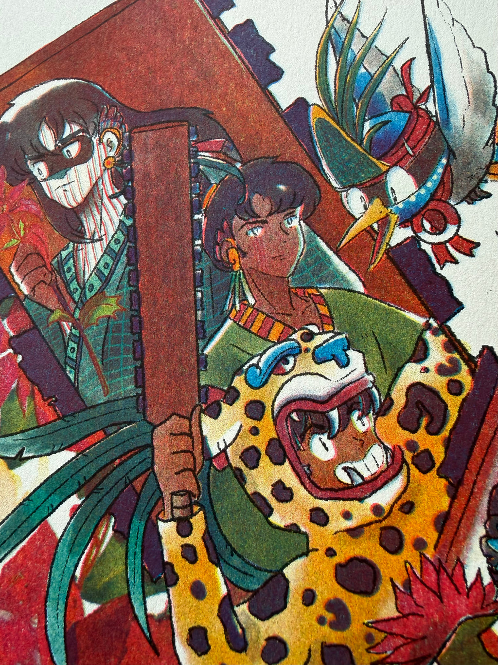 CUETLAXÓCHITL - Limited Edition Risograph Print I Te-Qu × Mr. Pintamuro