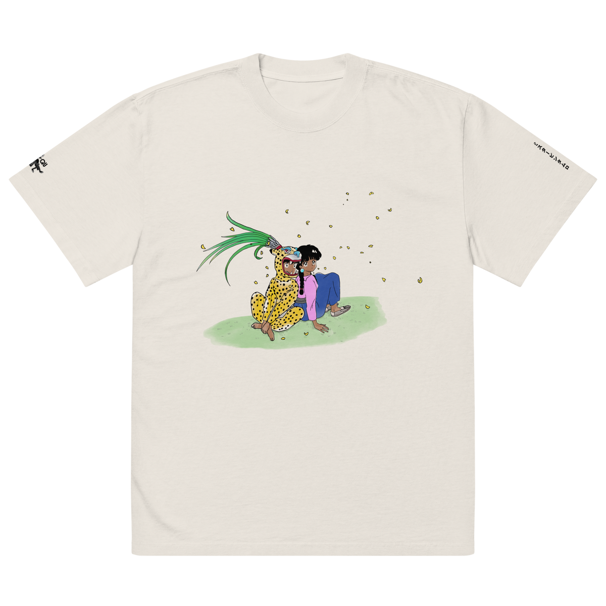 Ximotlalli – Oversized Faded T-Shirt – Te-Qu